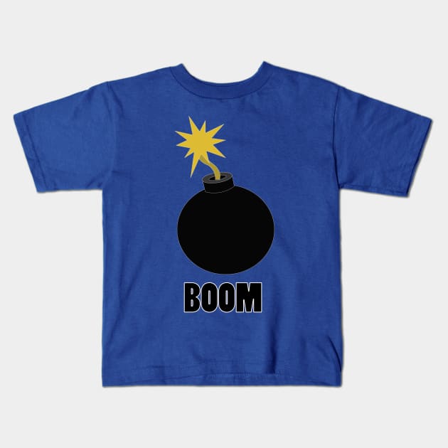 BOOM Kids T-Shirt by saber fahid 